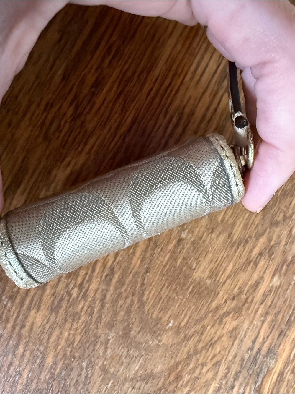 Coach Poppy Signature C Graffiti Print Travel Pill Case with Mirror - Picture 6 of 11